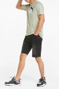 Футболка мужская Puma Ess+ 2 Col Logo зеленая 58675933 изображение 2