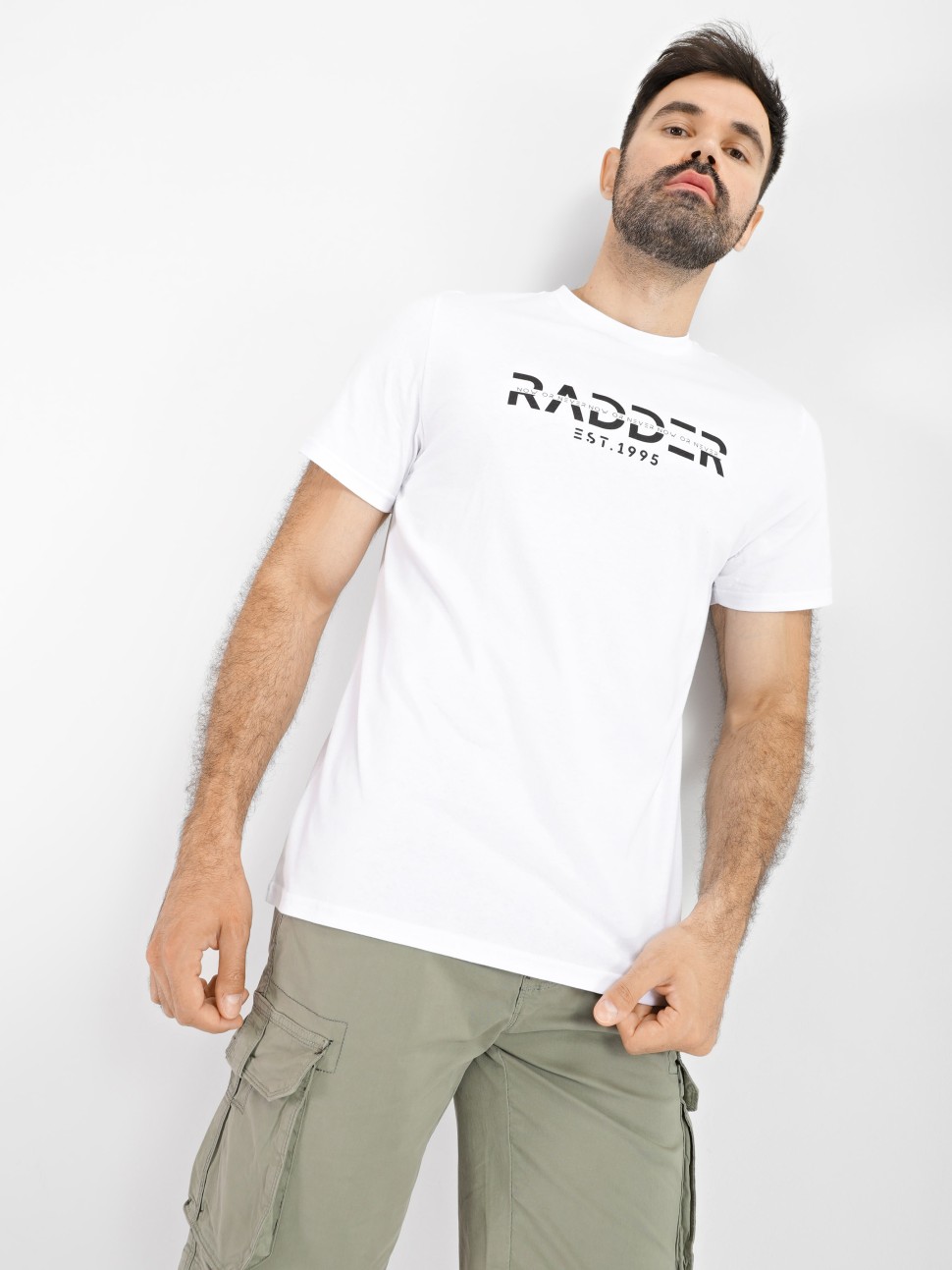  Футболка чоловіча Radder Kango біла 992200-010 — фото 6