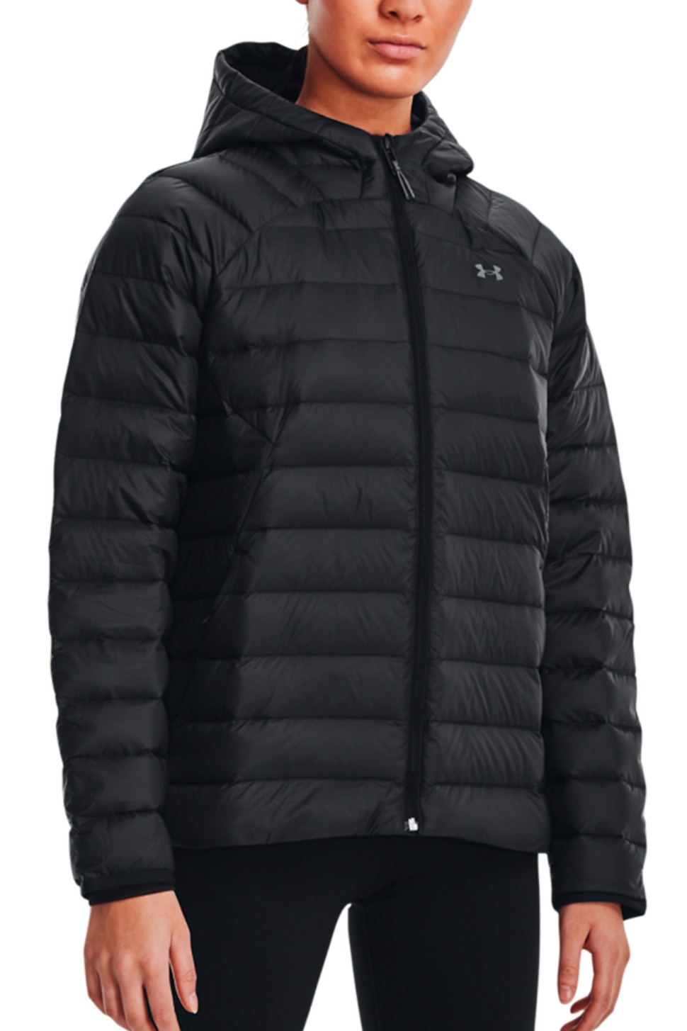 Куртка жіноча Under Armour Armour Down 2.0 Jkt чорна 1372648-001 — фото 2