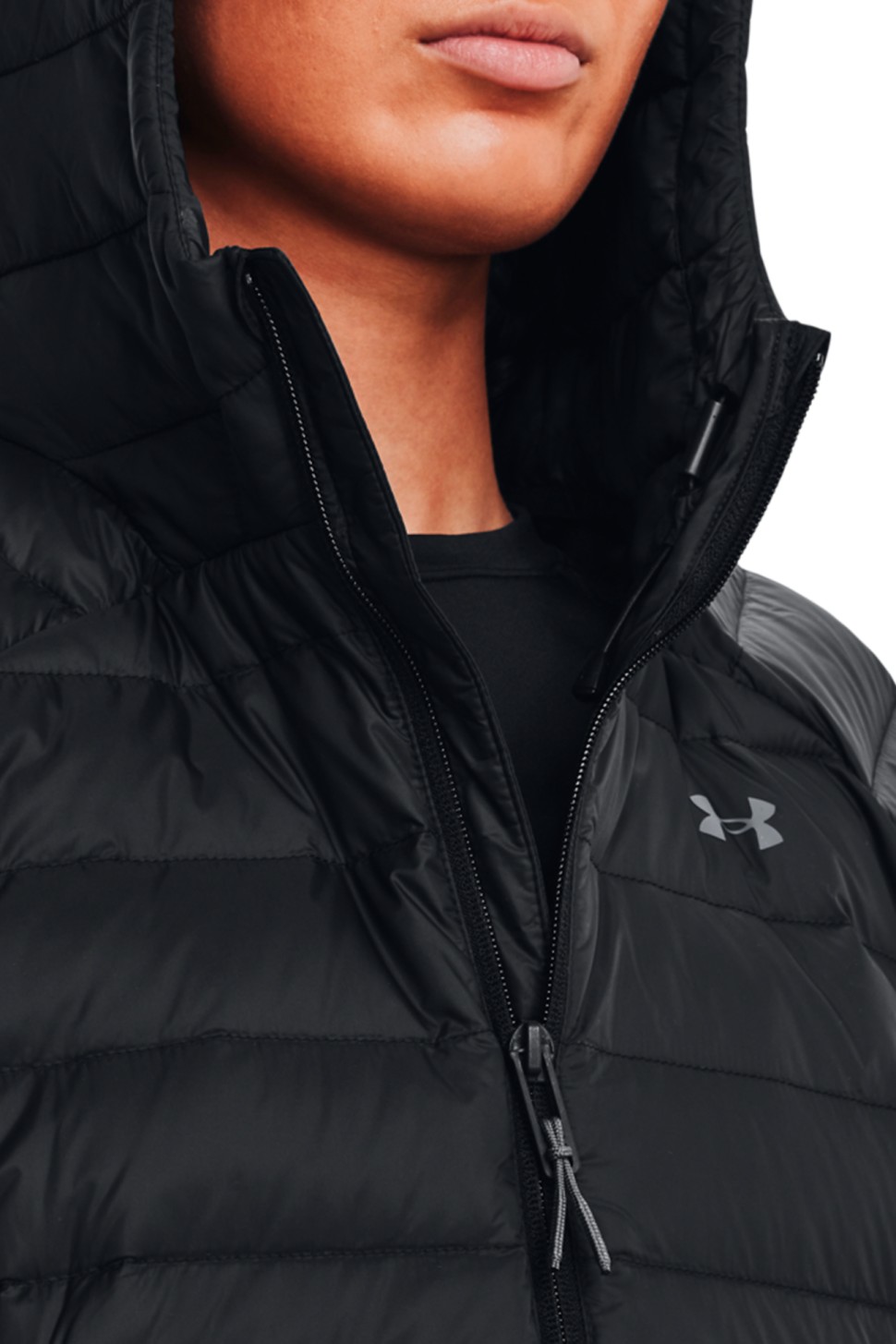Куртка жіноча Under Armour Armour Down 2.0 Jkt чорна 1372648-001 — фото 5