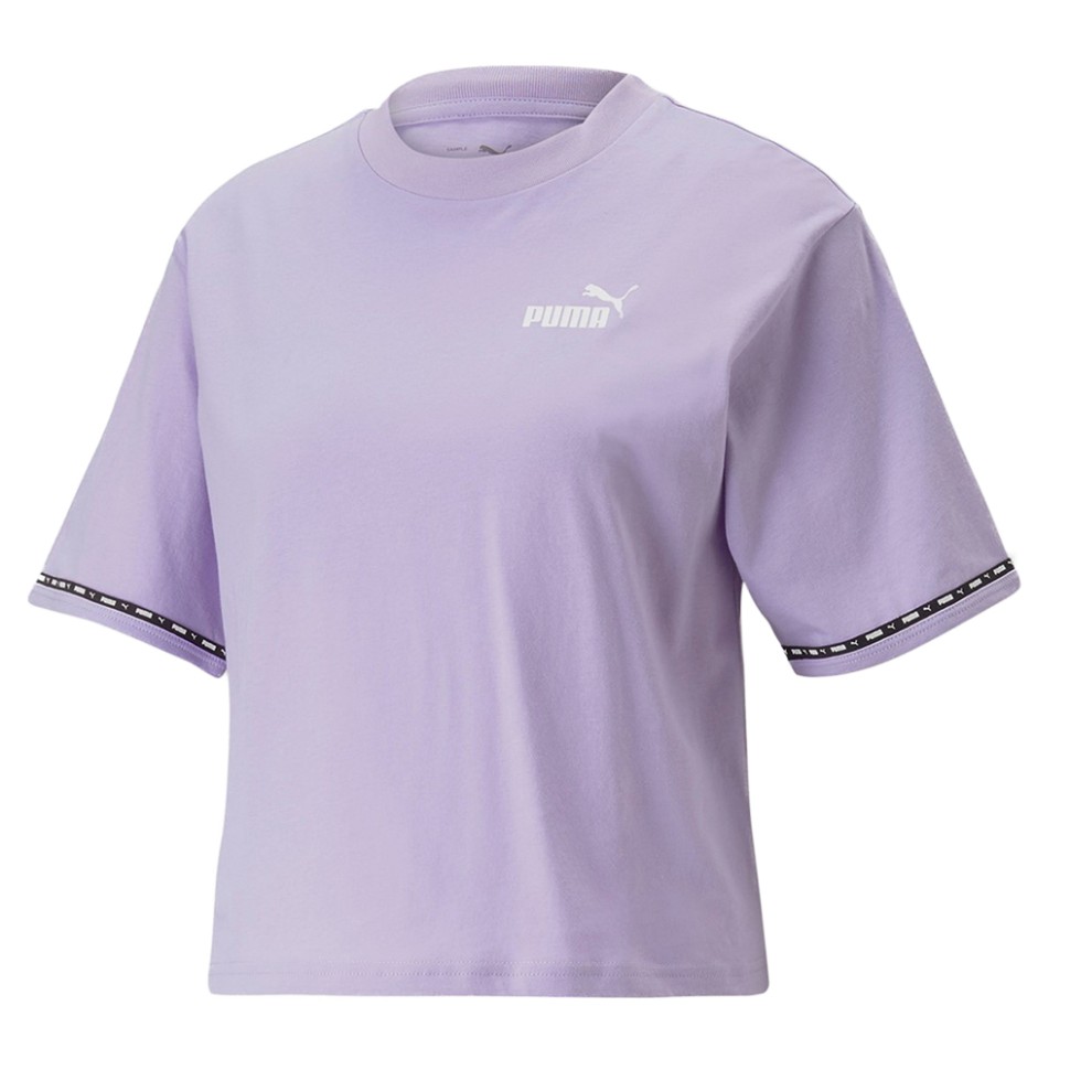 Футболка жіноча Puma PUMA POWER Tape Tee фіолетова 67362625 — фото 1