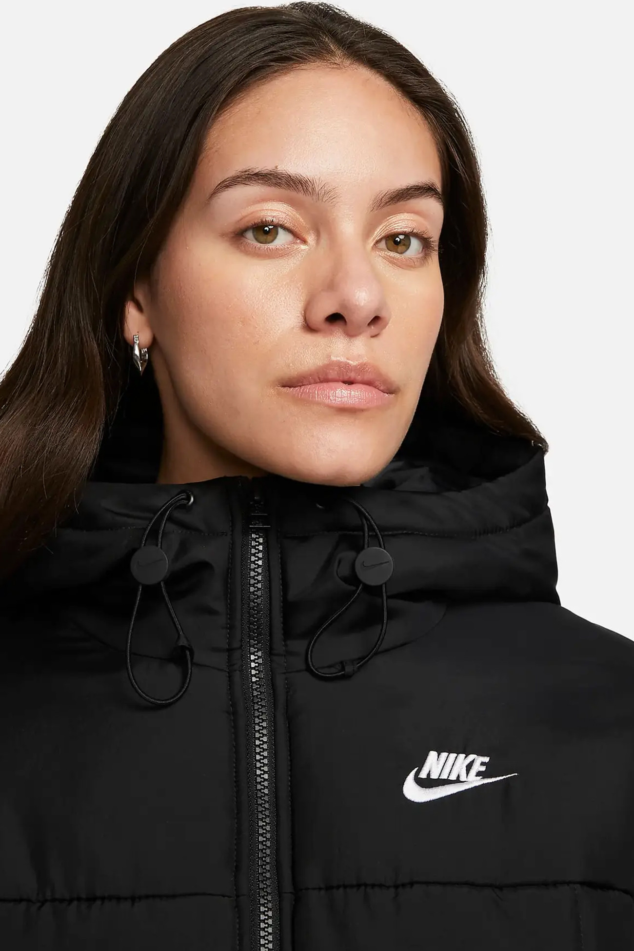 Куртка жіноча Nike W NSW ESSTL THRMR CLSC PUFFER чорна FB7672-010 изображение 4