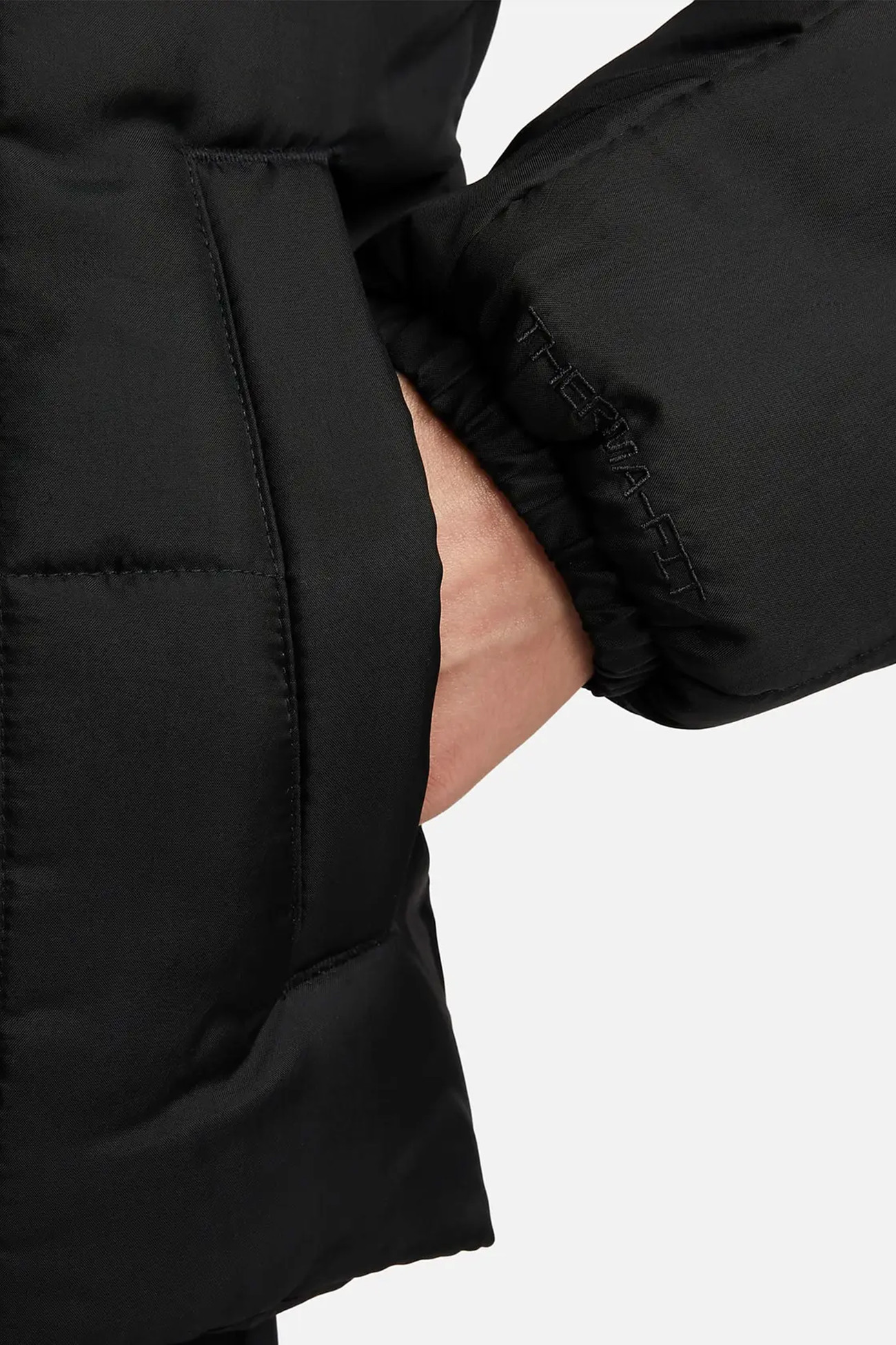 Куртка женская Nike W NSW ESSTL THRMR CLSC PUFFER черная FB7672-010 изображение 5