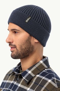 Шапка унісекс Jack Wolfskin COSY BEANIE синя 1909252-1010 изображение 2