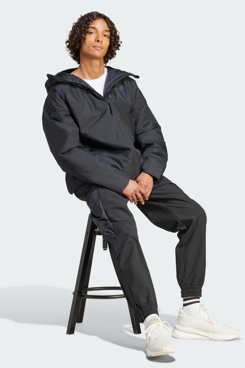 Куртка чоловіча Adidas TRAVEER INS JKT чорна IK3136 — фото 4