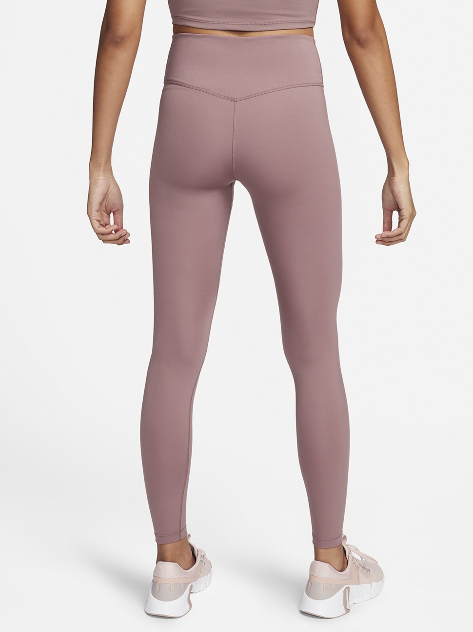 Легінси жіночі Nike W NK ONE DF MR TGT коричневі DD0252-208 — фото 3
