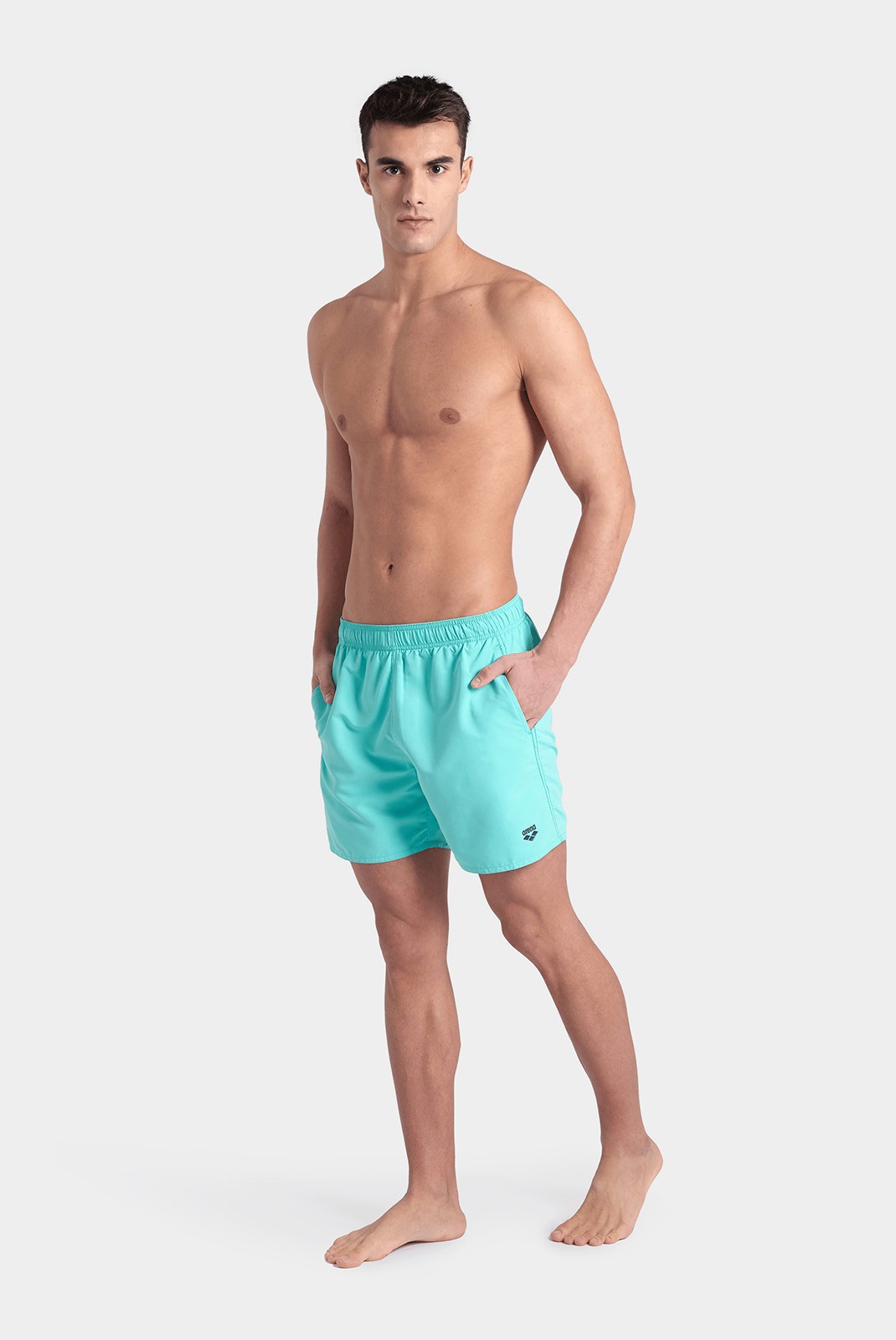 Шорты мужские Arena FUNDAMENTALS BOXER R бирюзовые 006443-870 изображение 3