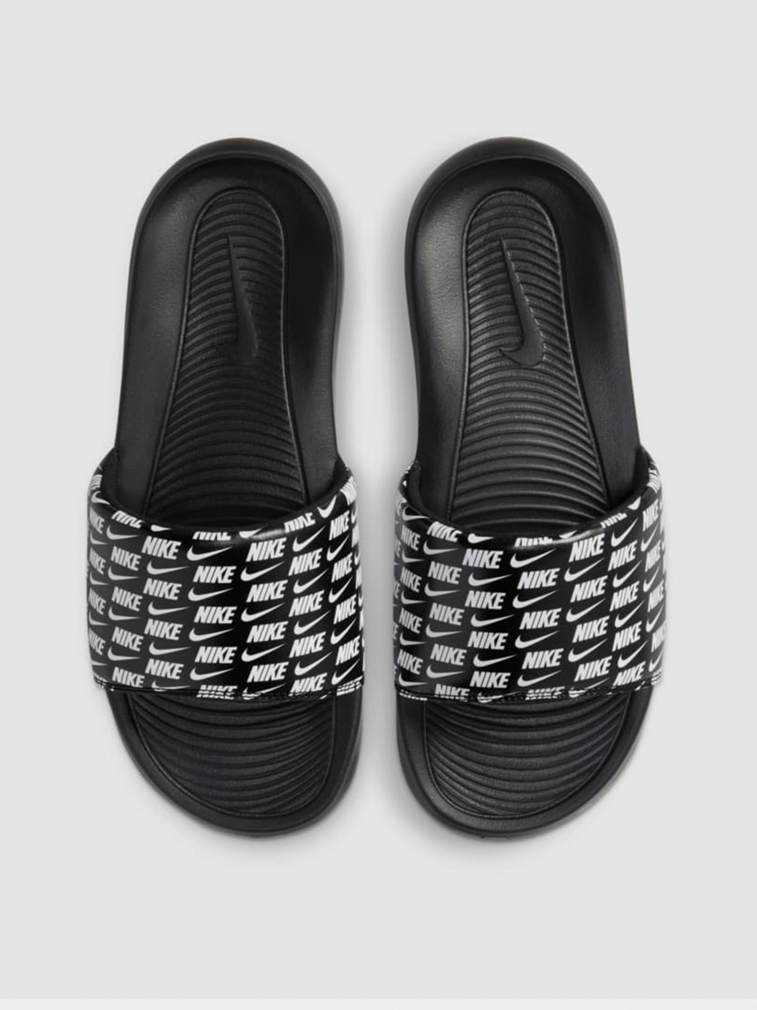 Пляжная обувь мужская Nike NIKE VICTORI ONE SLIDE PRINT черная CN9678-006 изображение 5