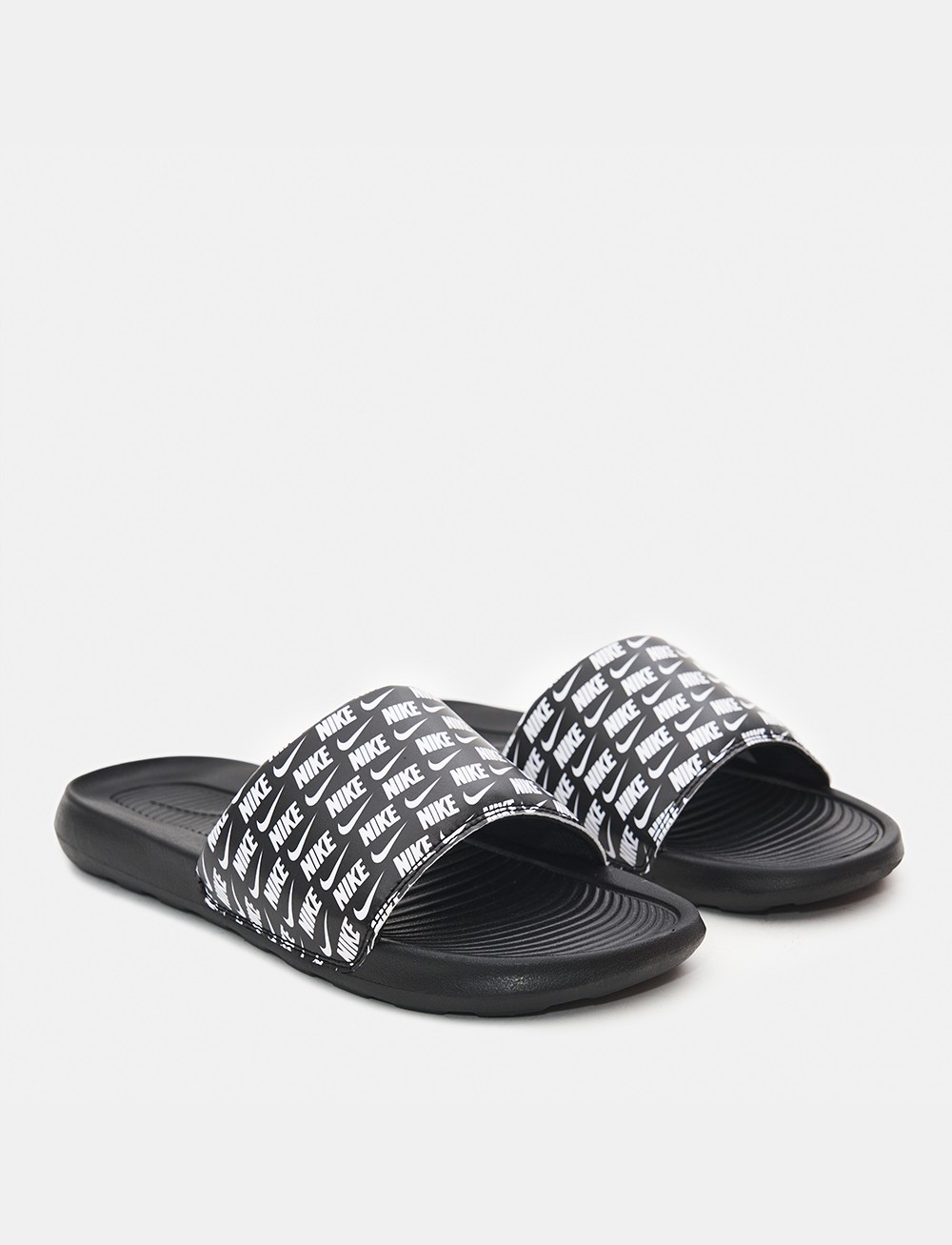 Пляжне взуття чоловіче Nike NIKE VICTORI ONE SLIDE PRINT чорне CN9678-006 изображение 9