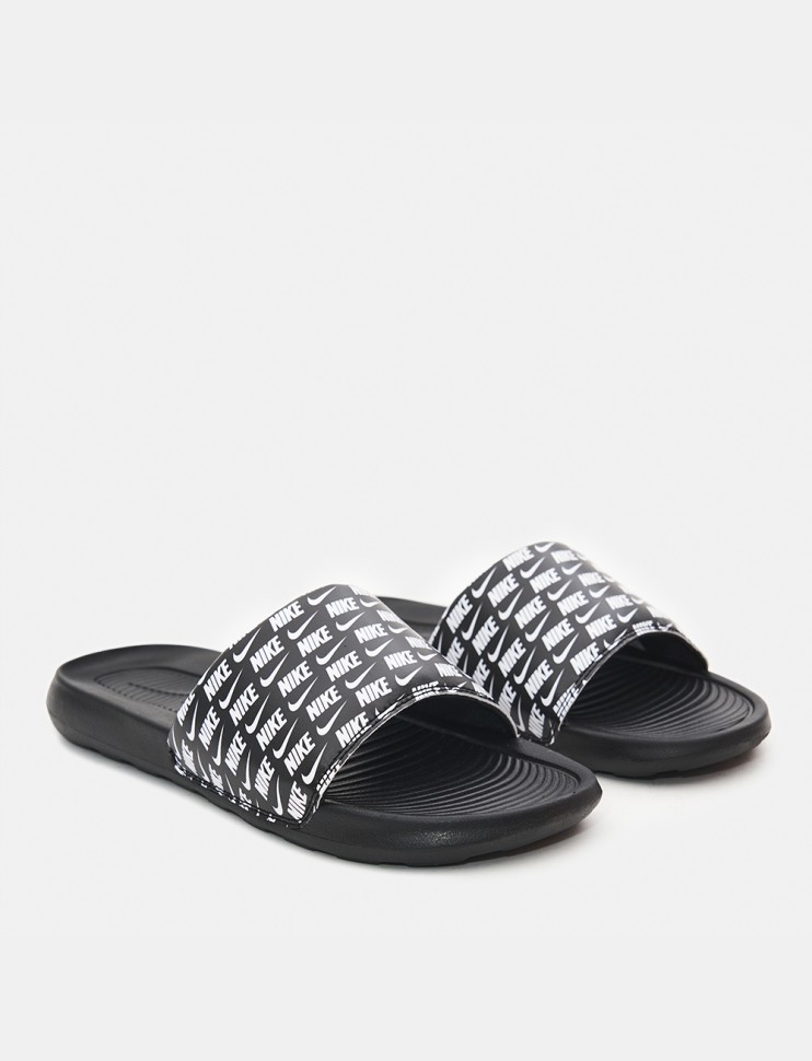 Пляжная обувь мужская Nike NIKE VICTORI ONE SLIDE PRINT черная CN9678-006 изображение 9