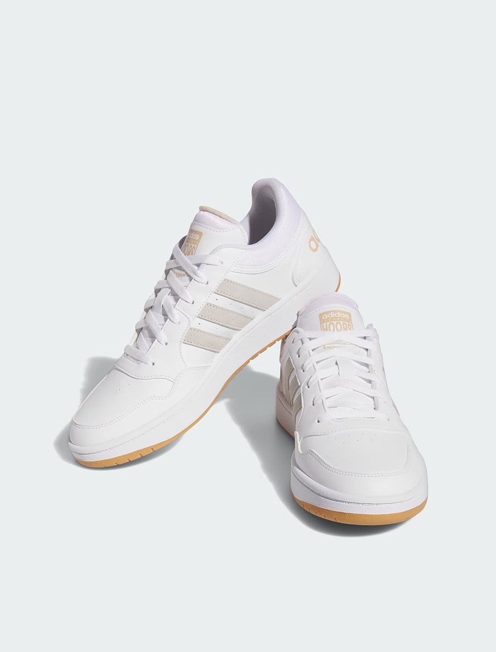 Кросівки чоловічі Adidas HOOPS 3.0 білі IF2634 изображение 3