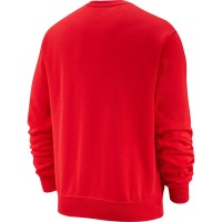 Толстовка мужская Nike M NSW JDI CRW FLC BSTR красная BV5089-657 изображение 2