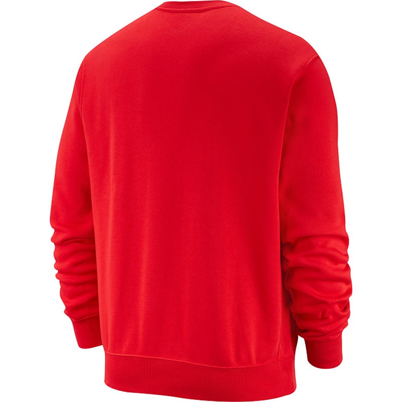 Толстовка мужская Nike M NSW JDI CRW FLC BSTR красная BV5089-657 изображение 2