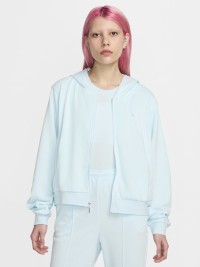 Толстовка жіноча Nike W NSW NK CHLL FT FZ HDY блакитна FN2415-474 изображение 2