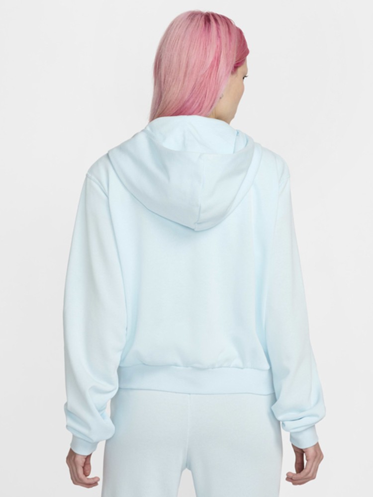 Толстовка жіноча Nike W NSW NK CHLL FT FZ HDY блакитна FN2415-474 изображение 3