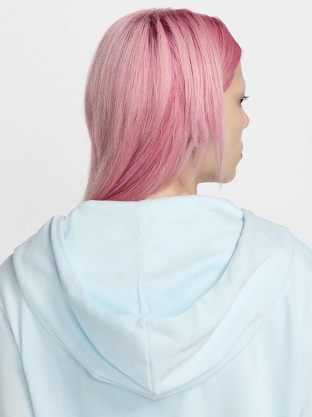 Толстовка женская Nike W NSW NK CHLL FT FZ HDY голубая FN2415-474 изображение 6