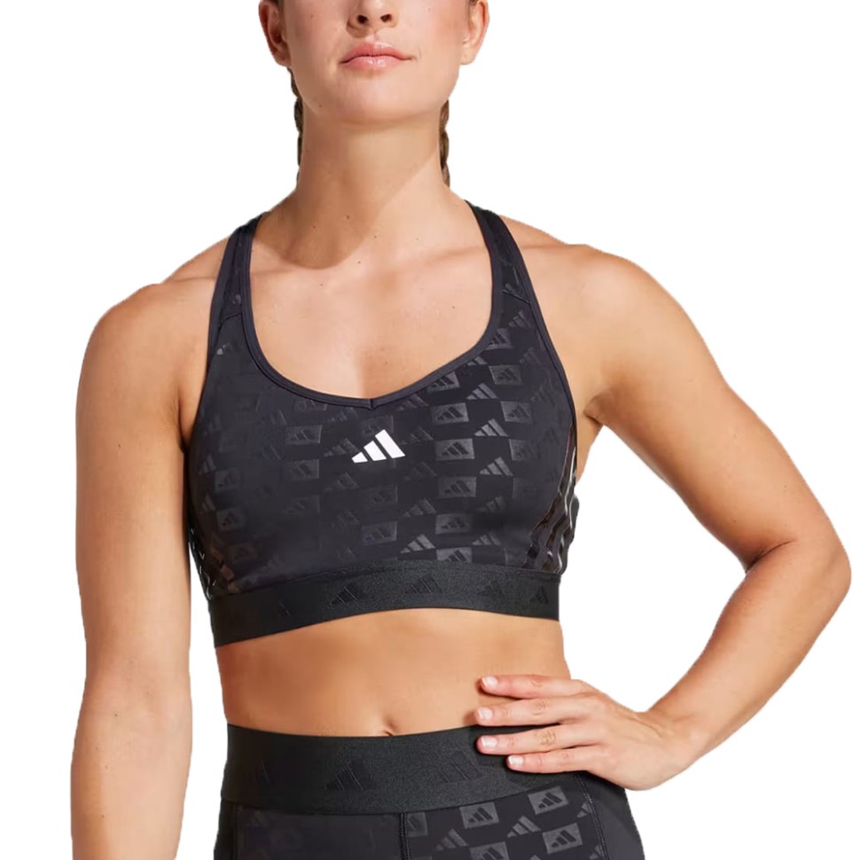 Бра женский Adidas PWR MS HYGLM Q4 черный IK7913 изображение 1