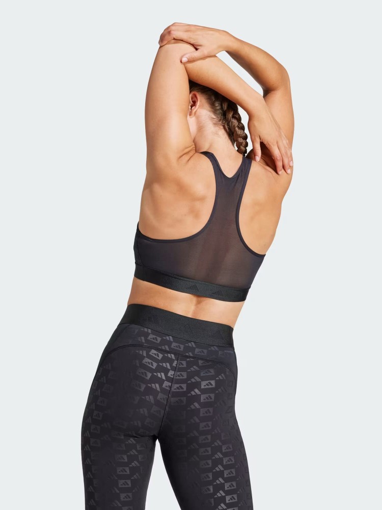 Бра женский Adidas PWR MS HYGLM Q4 черный IK7913 изображение 3