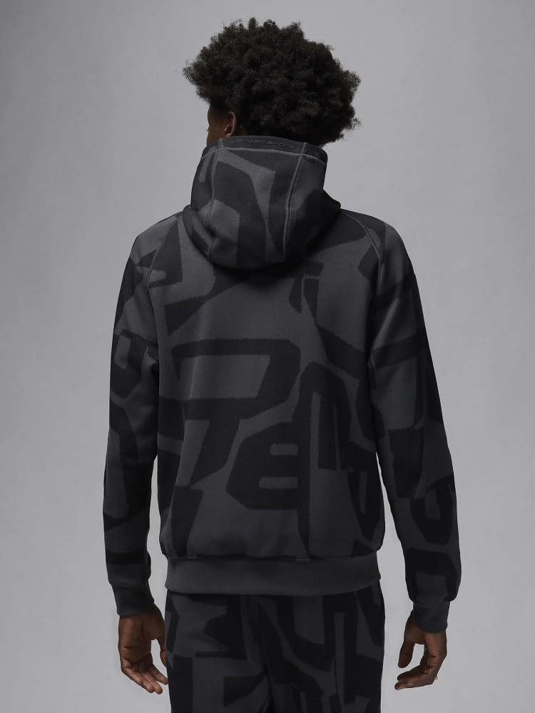 Толстовка мужская Nike M J DF SPRT HOOP AOP FZ черная FV8620-010 изображение 3