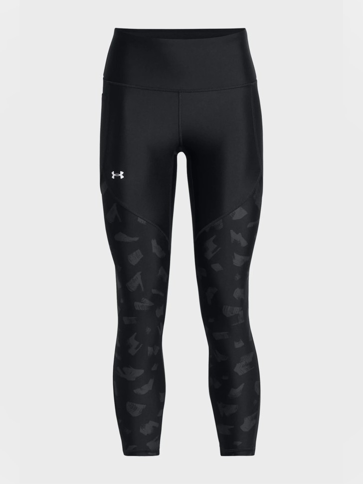 Легінси жіночі Under Armour Tech Print Panel Ankle Leg чорні 1386407-001 изображение 6