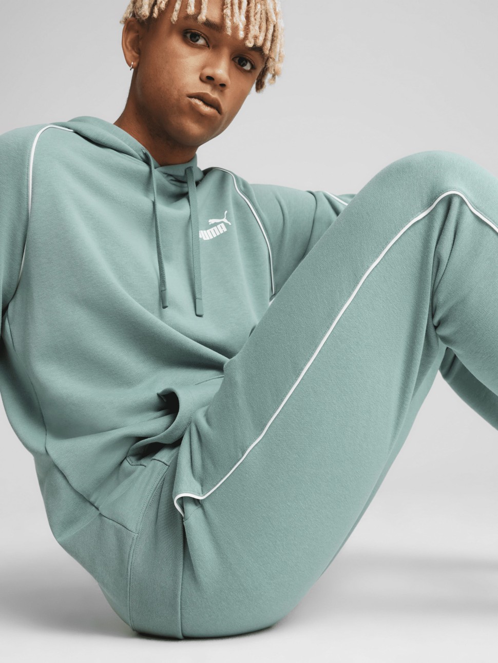 Штани чоловічі Puma SPORT Sweatpants зелені 68462130 — фото 5 — Sport City Штани чоловічі Puma SPORT Sweatpants зелені 68462130 — фото 5