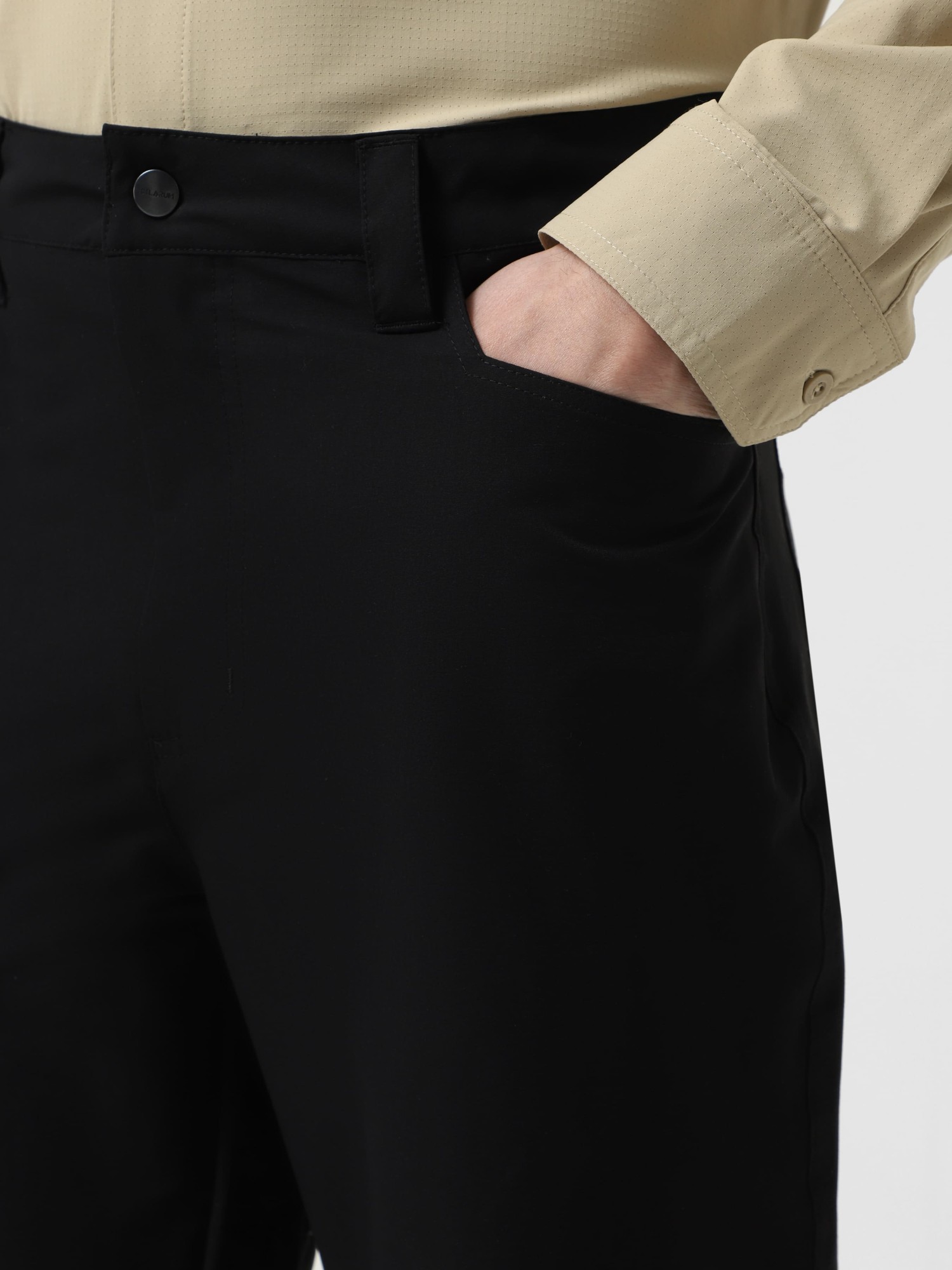 Штани чоловічі Larum Darcy чорні 162502-010 изображение 4