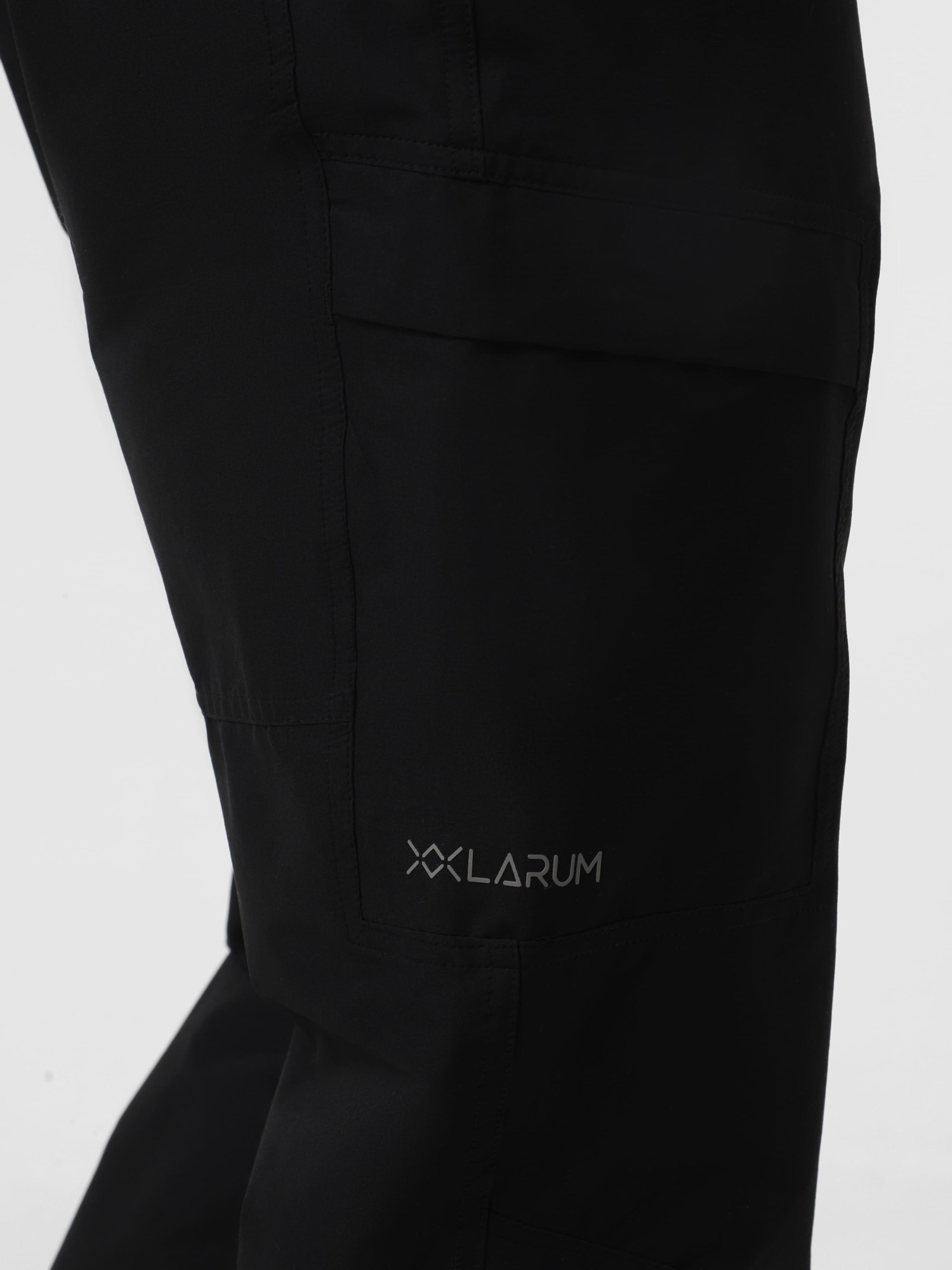 Штани чоловічі Larum Darcy чорні 162502-010 изображение 5