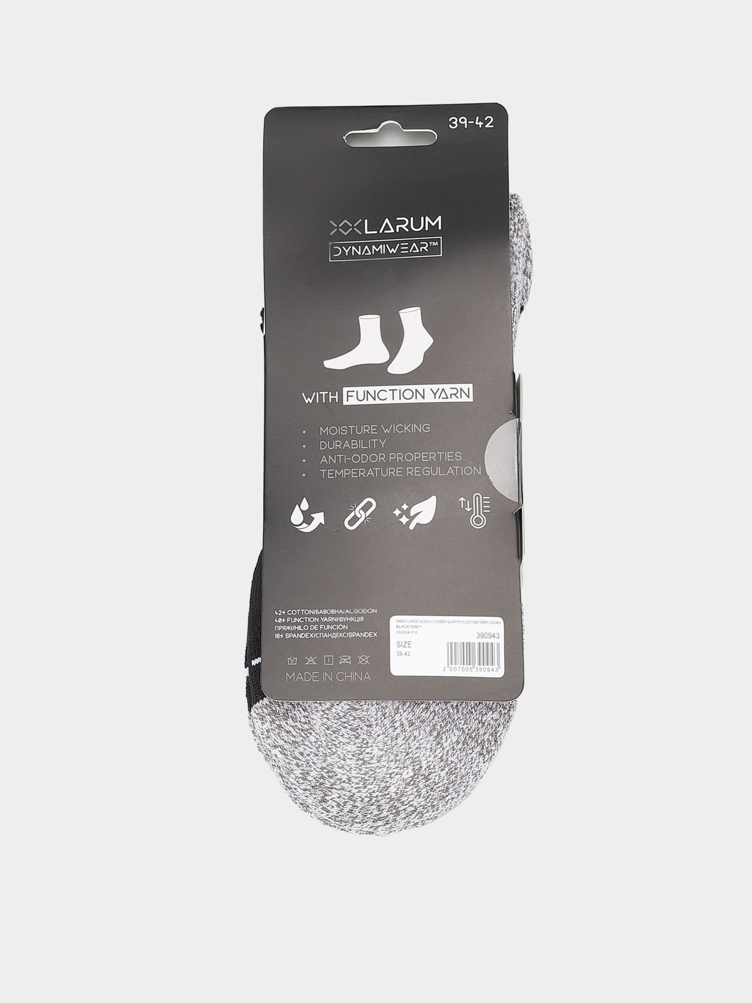 Носки Larum Ember черные 252504-010 изображение 3