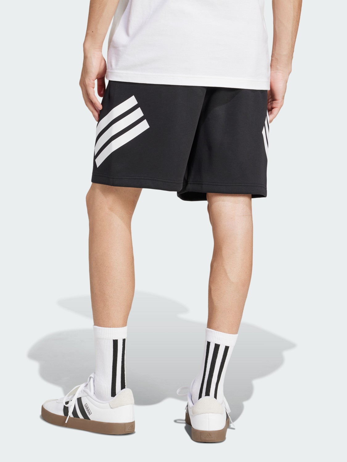 Шорти чоловічі Adidas M FI 3S SHO чорні JD4884 изображение 3