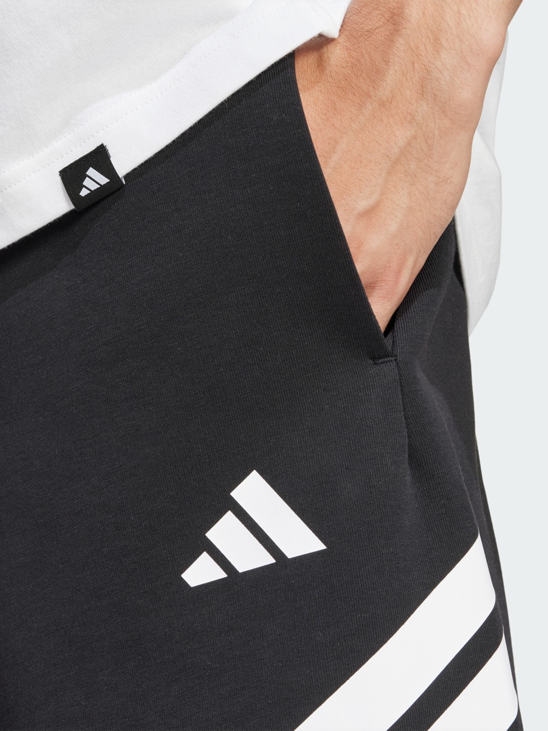 Шорти чоловічі Adidas M FI 3S SHO чорні JD4884 изображение 5