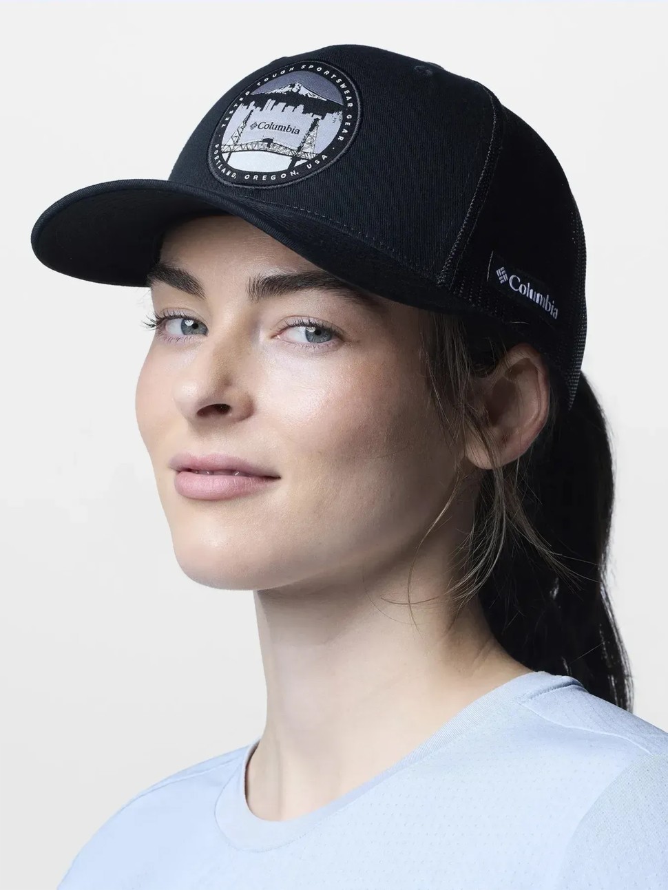 Бейсболка Columbia™ Mesh Snap Back - High чорна 1652541-009 — фото 4