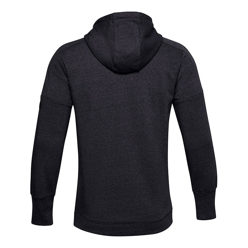 Толстовка чоловіча Under Armour Accelerate Off-Pitch Hoodie чорна 1356763-001 изображение 2