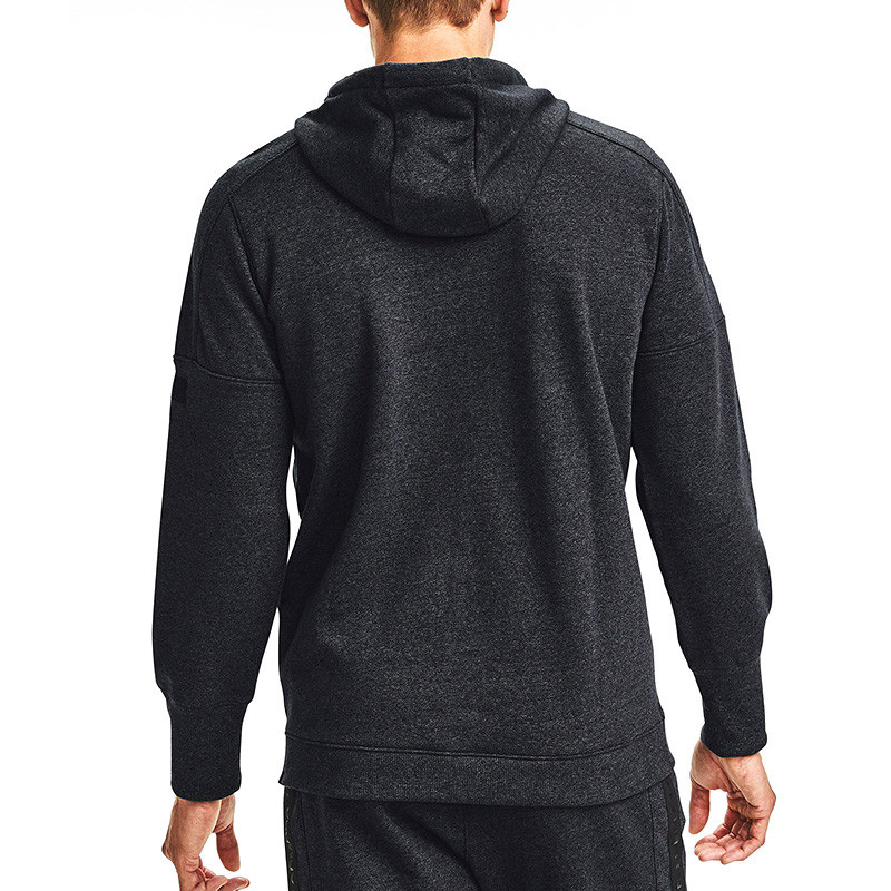 Толстовка чоловіча Under Armour Accelerate Off-Pitch Hoodie чорна 1356763-001 изображение 4