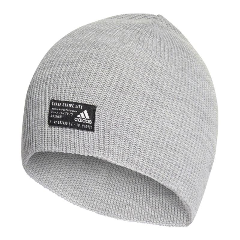Шапка Adidas Perf Beanie серая FS9032 изображение 1