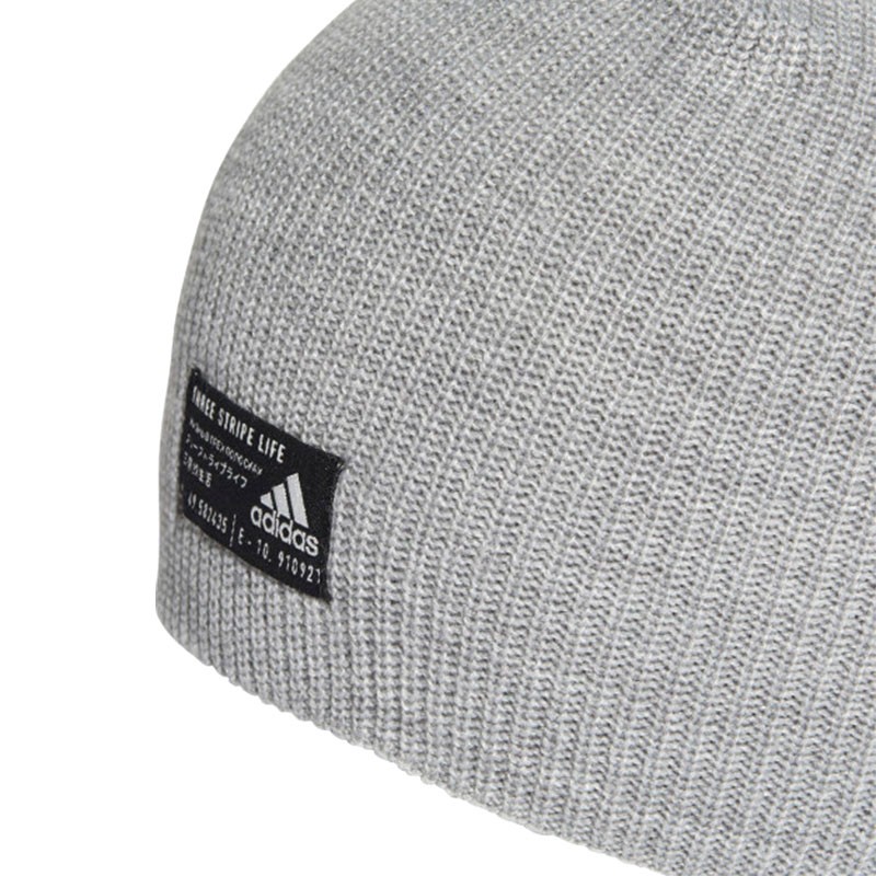 Шапка Adidas Perf Beanie серая FS9032 — фото 2