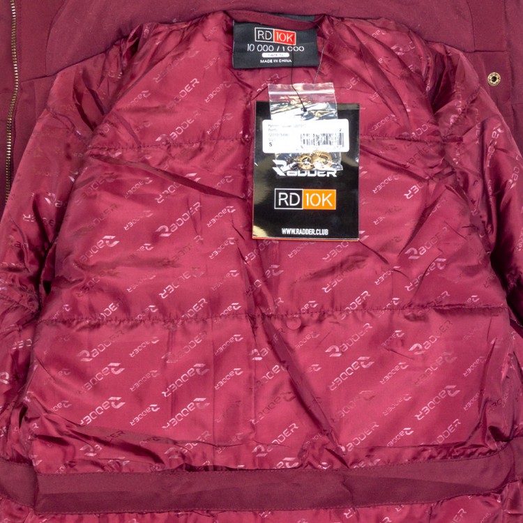 Куртка жіноча Radder MANAWA бордова 1201013-680 изображение 4