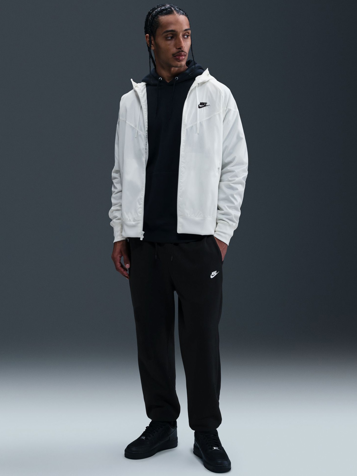 Брюки мужские Nike M NK CLUB BB JOGGER черные FN3787-010 изображение 5