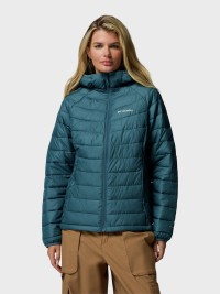 Куртка женская Columbia Powder Lite™ II Hooded Jacket бирюзовая 2089391-429 изображение 2
