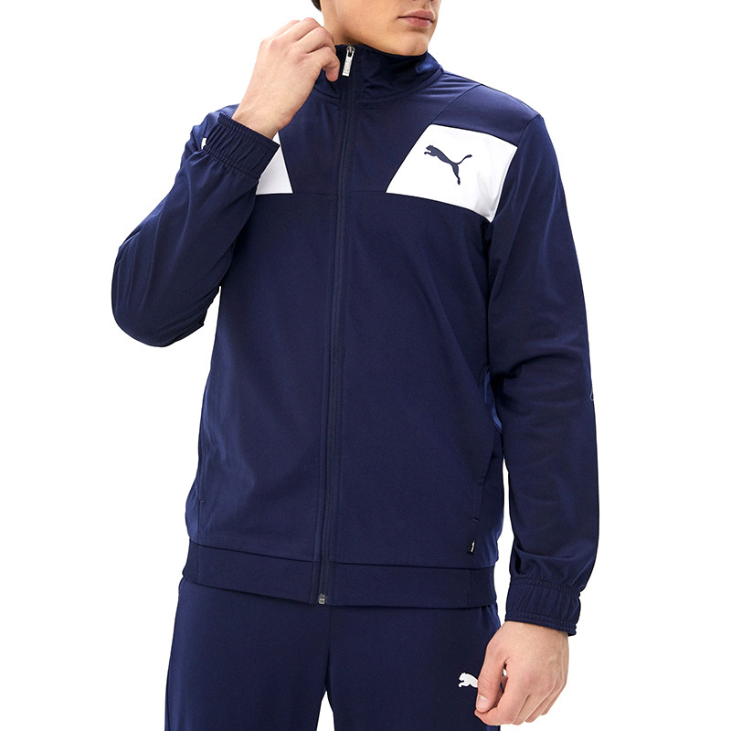 Костюм мужской Puma Techstripe Tricot Suit синий 58583806 изображение 2