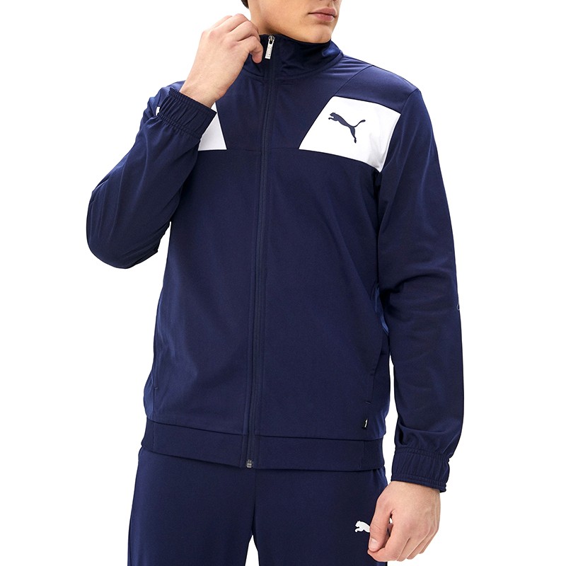Костюм мужской Puma Techstripe Tricot Suit синий 58583806 изображение 2