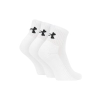 Шкарпетки Under Armour Core Qtr 3Pk білі 1358344-100 изображение 2
