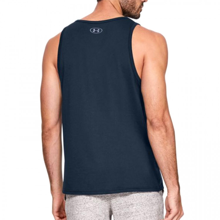 Майка мужская Under Armour Sportstyle Logo Tank синяя 1329589-409 изображение 2