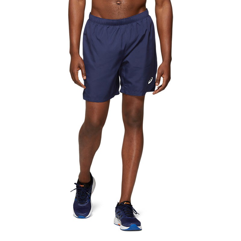 Шорти чоловічі Asics Silver 7In Short сині 2011A015-404 купити в Києві в інтернет-магазині  Sport City: ціна, відгуки та фото — фото 1