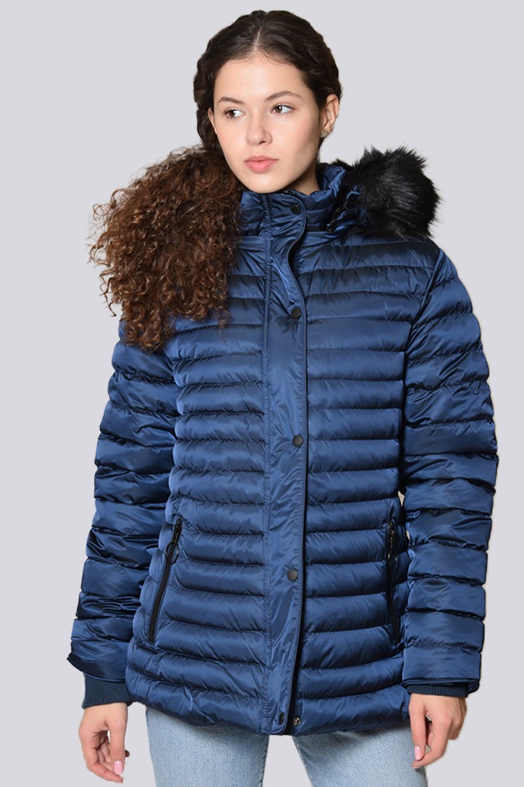Куртка жіноча Geographical Norway синя  WR716F-450 изображение 2