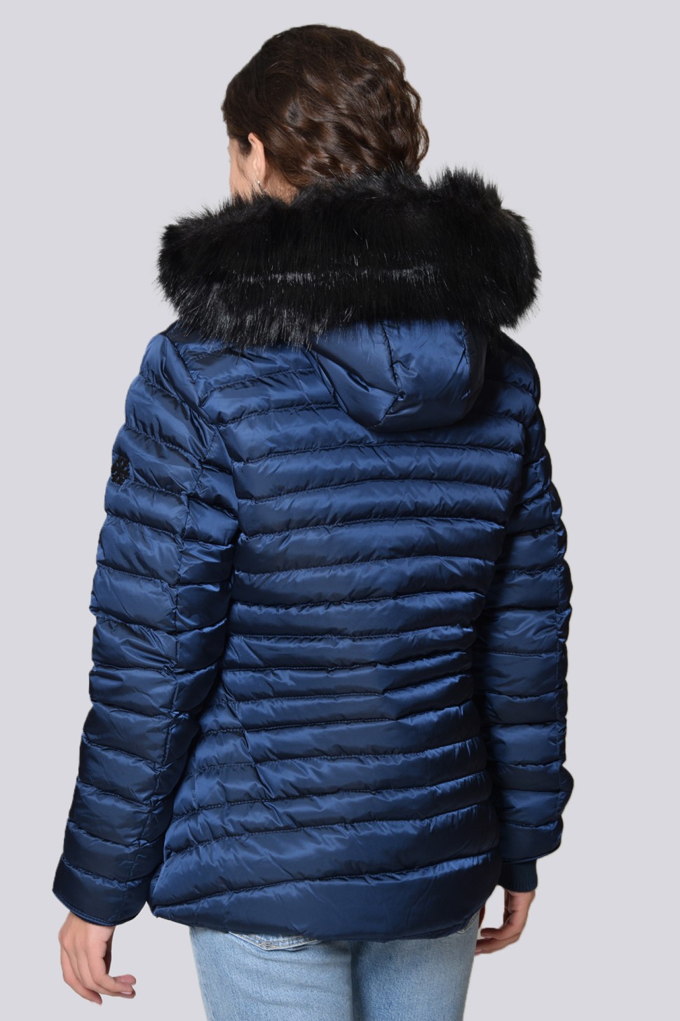 Куртка жіноча Geographical Norway синя  WR716F-450 — фото 4