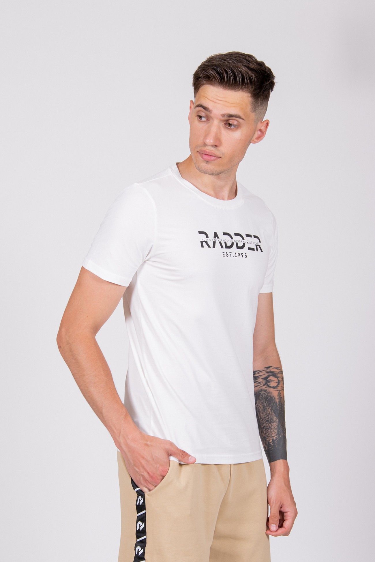 Футболка чоловіча Radder Sheratan біла 442134-100 изображение 2