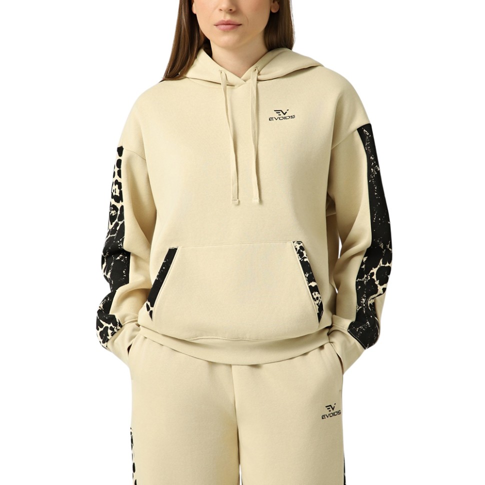 Толстовка женская Evoids Softie бежевая 602601-125 — Sport City Толстовка женская Evoids Softie бежевая 602601-125
