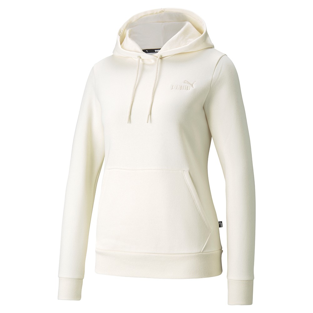 Толстовка женская Puma Ess+ Embroidered Hoodie молочная 84608499 изображение 1