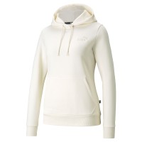 Толстовка женская Puma Ess+ Embroidered Hoodie молочная 84608499 изображение 1