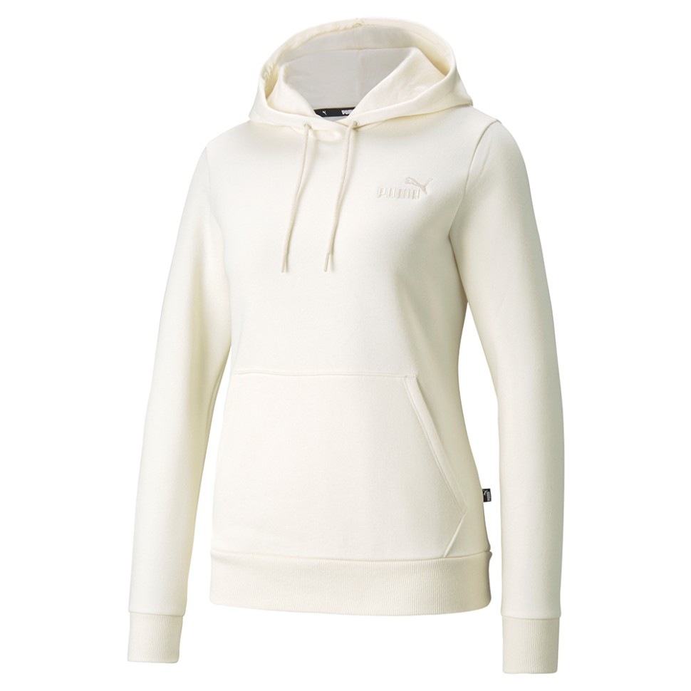 Толстовка жіноча Puma Ess+ Embroidered Hoodie молочна 84608499 — фото 1